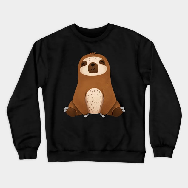 Cute Sloth Crewneck Sweatshirt by be yourself. design